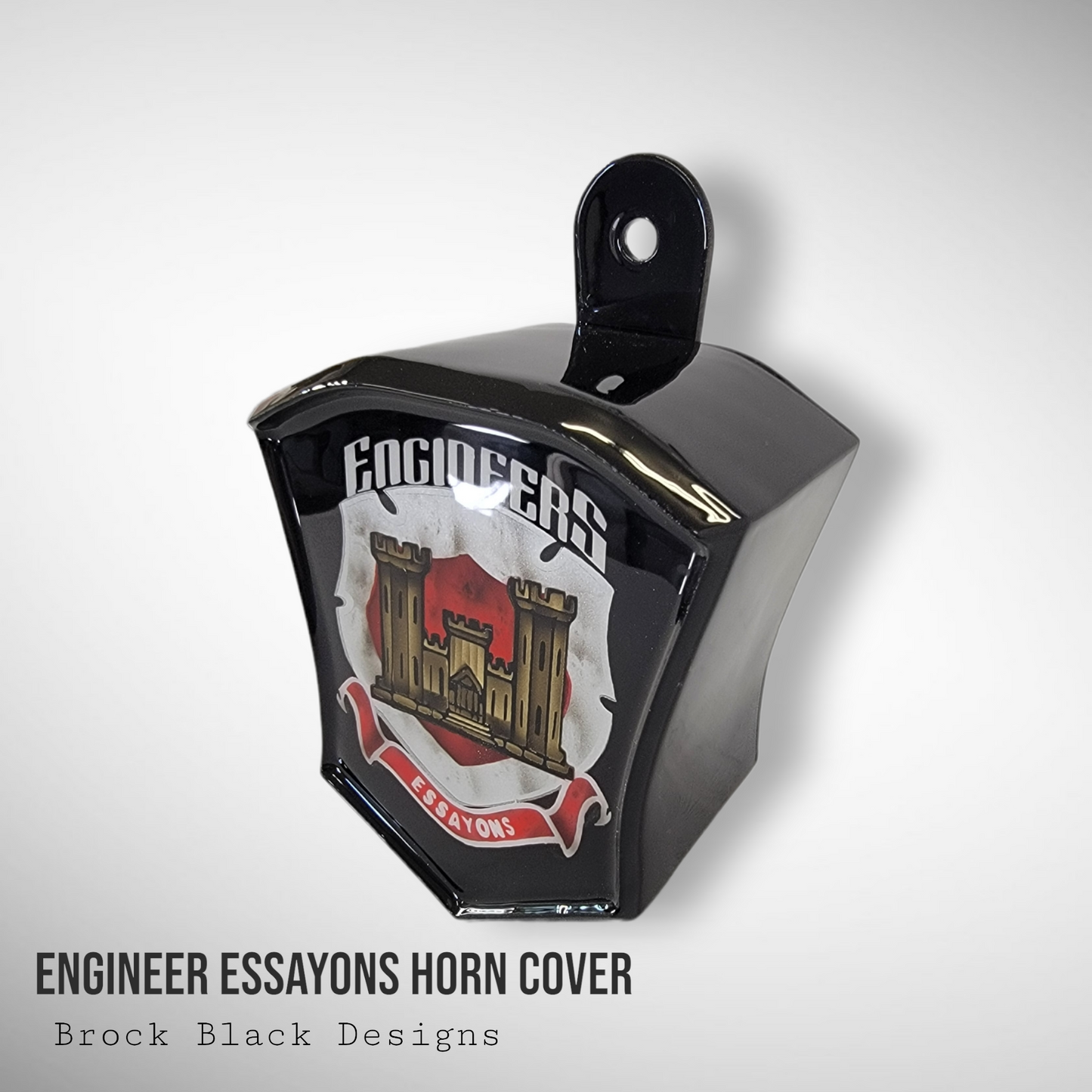 Custom Engineer Essayons horn cover