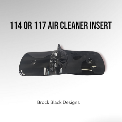 114 & 117 air cleaner insert 3D Spartan Flag