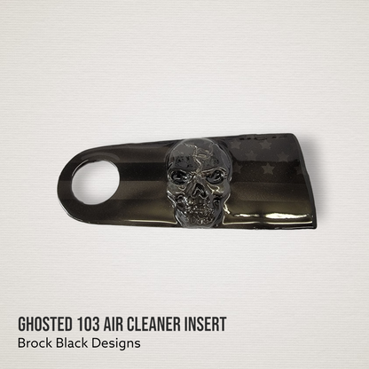 3D skull flag 103 air cleaner insert