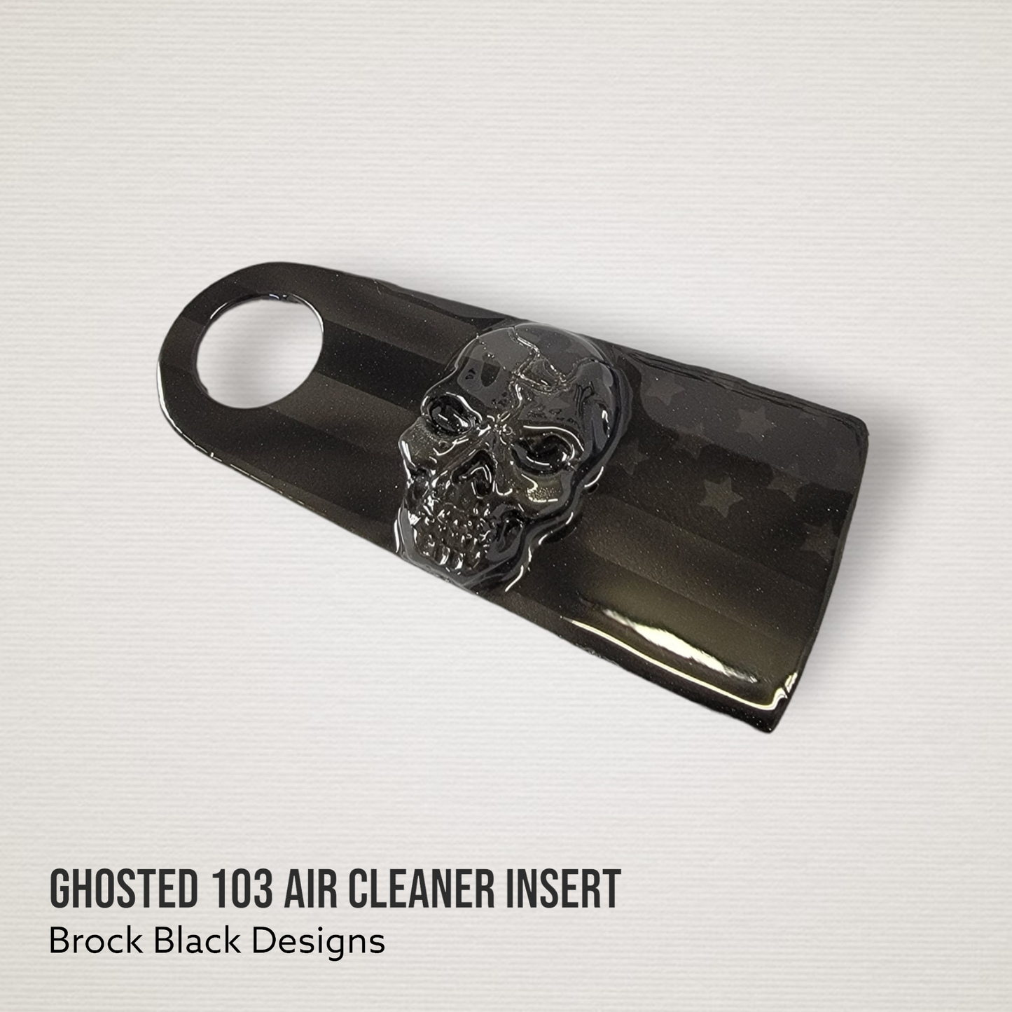 3D skull flag 103 air cleaner insert