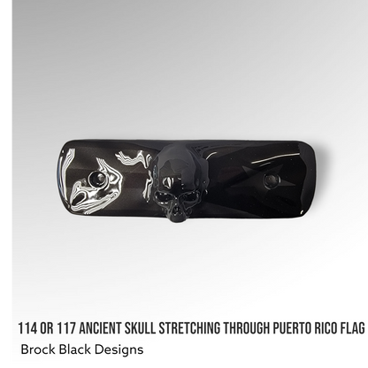 114 or 117 air cleaner insert 3D ancient skull Puerto Rico theme
