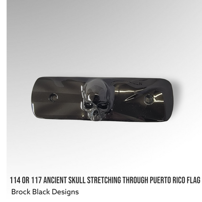 114 or 117 air cleaner insert 3D ancient skull Puerto Rico theme