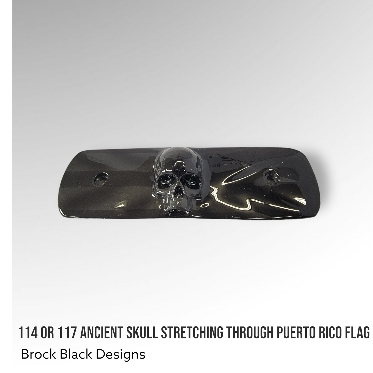 114 or 117 air cleaner insert 3D ancient skull Puerto Rico theme
