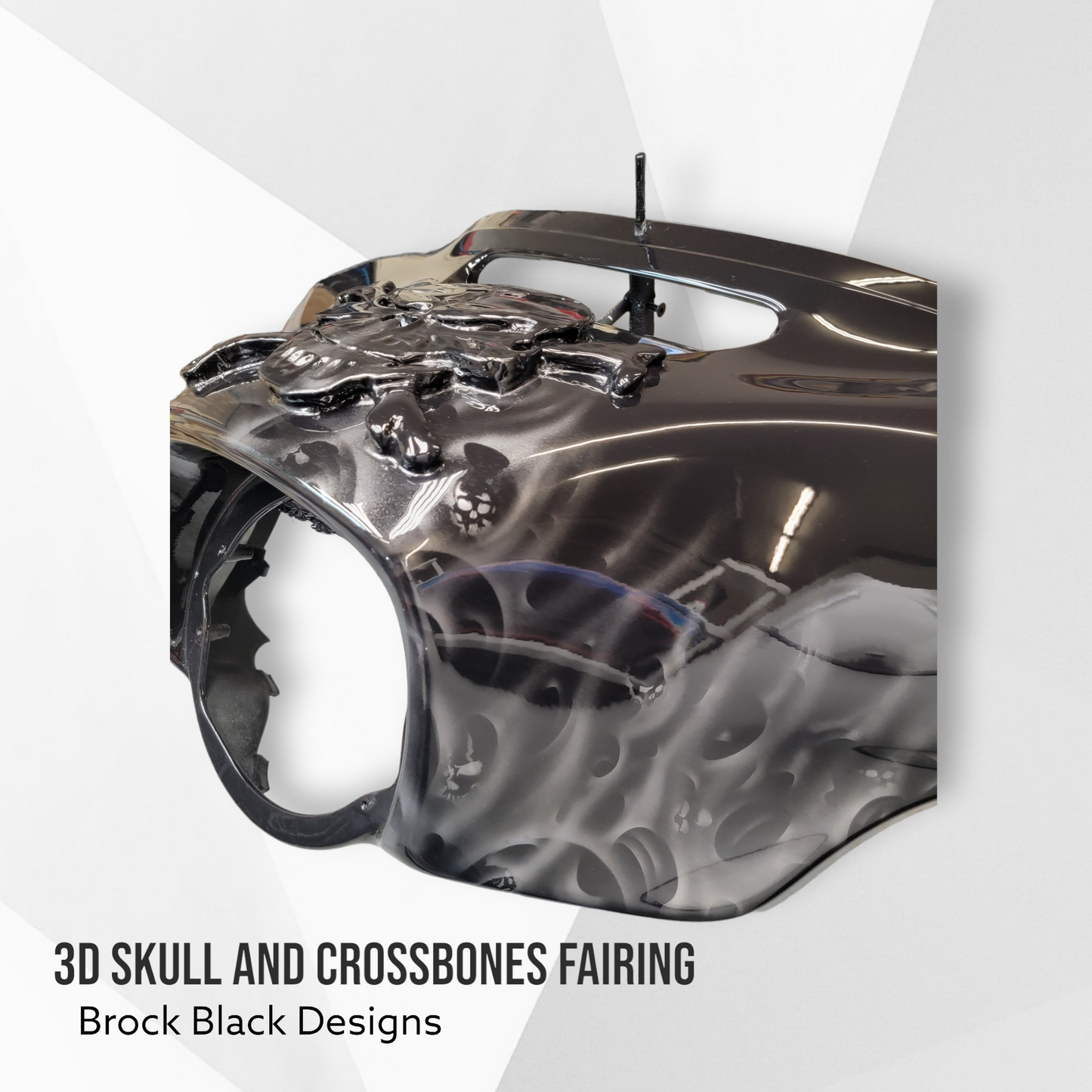 Skull and crossbones fairing batwing