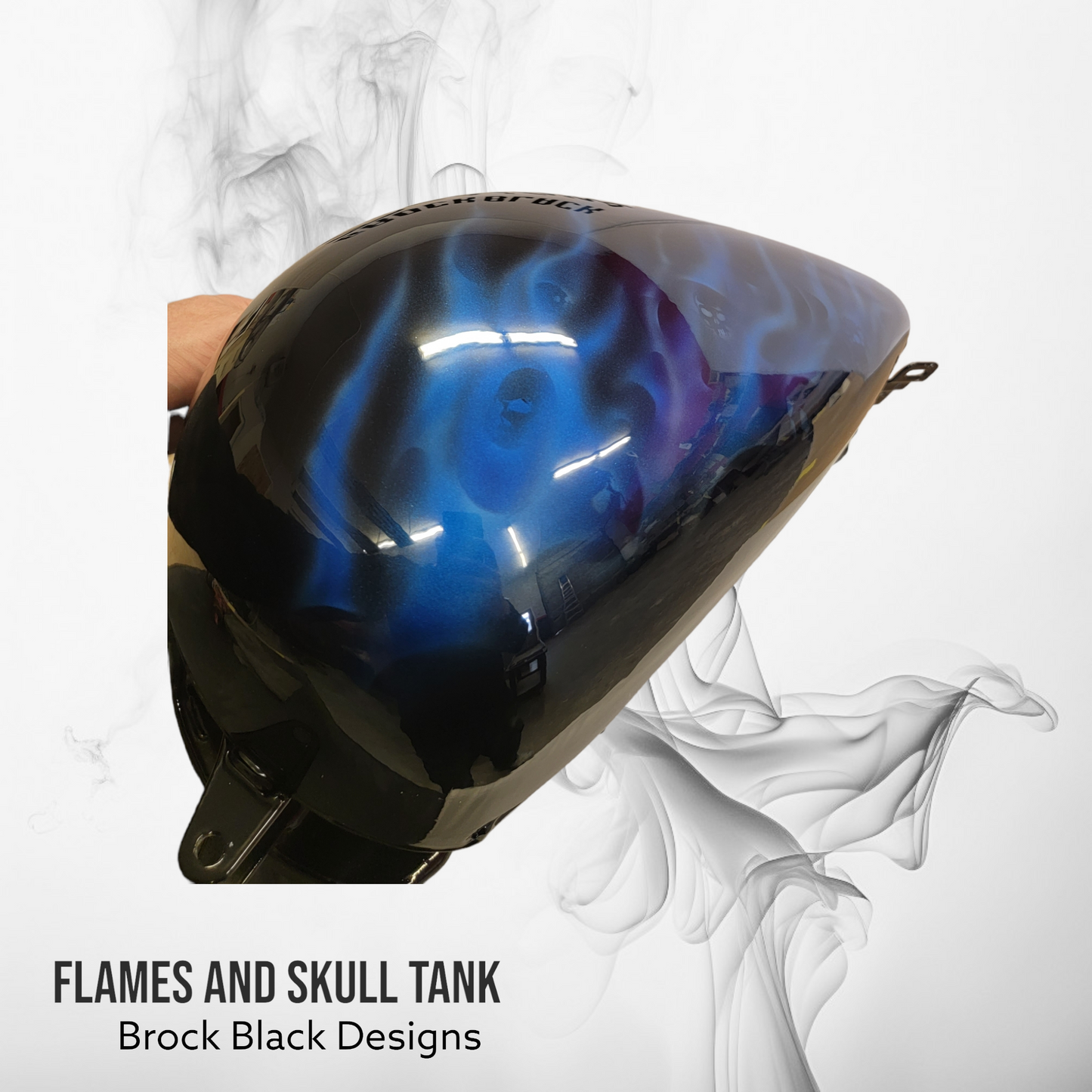 Harley Flamed Tank