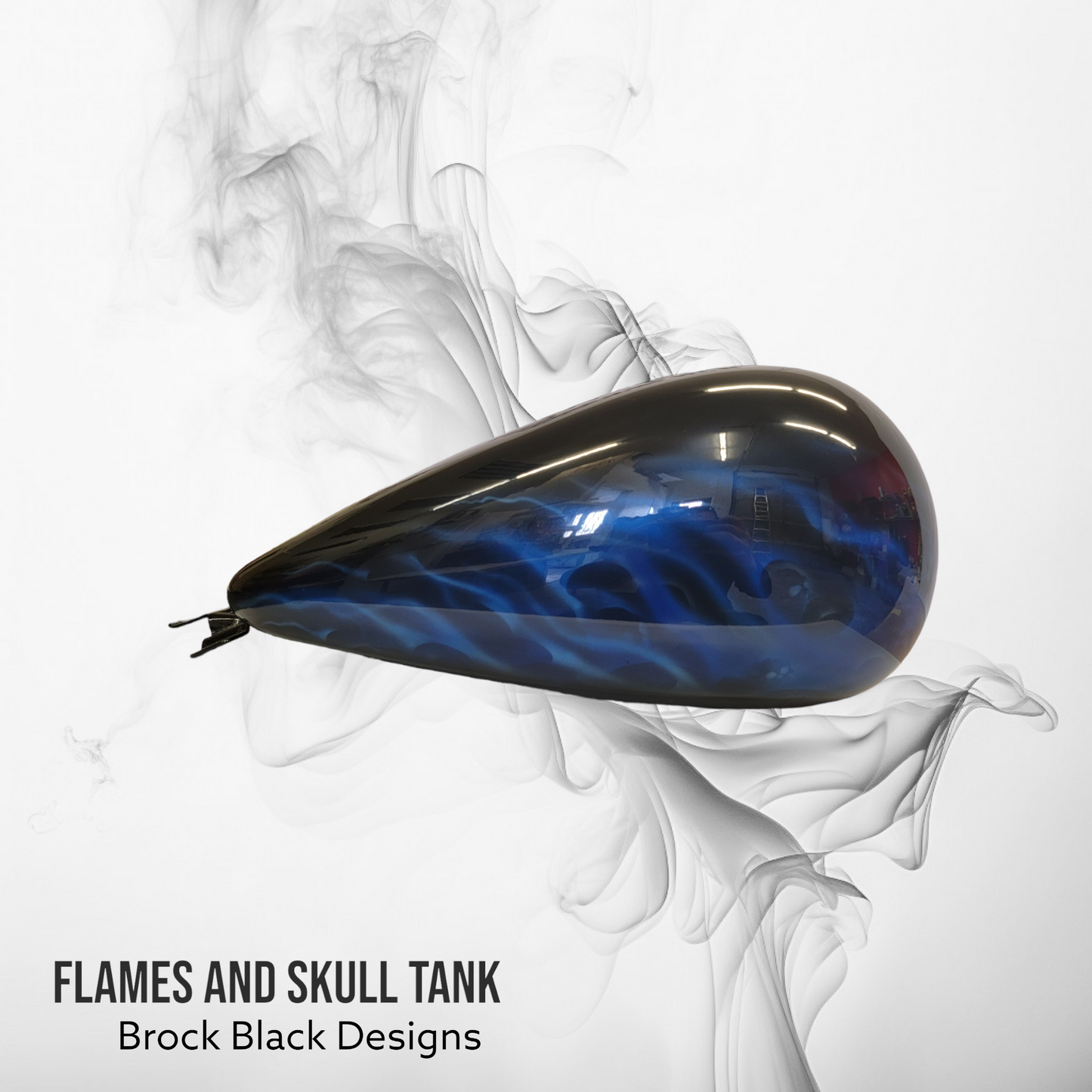 Harley Flamed Tank
