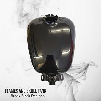 Harley Flamed Tank