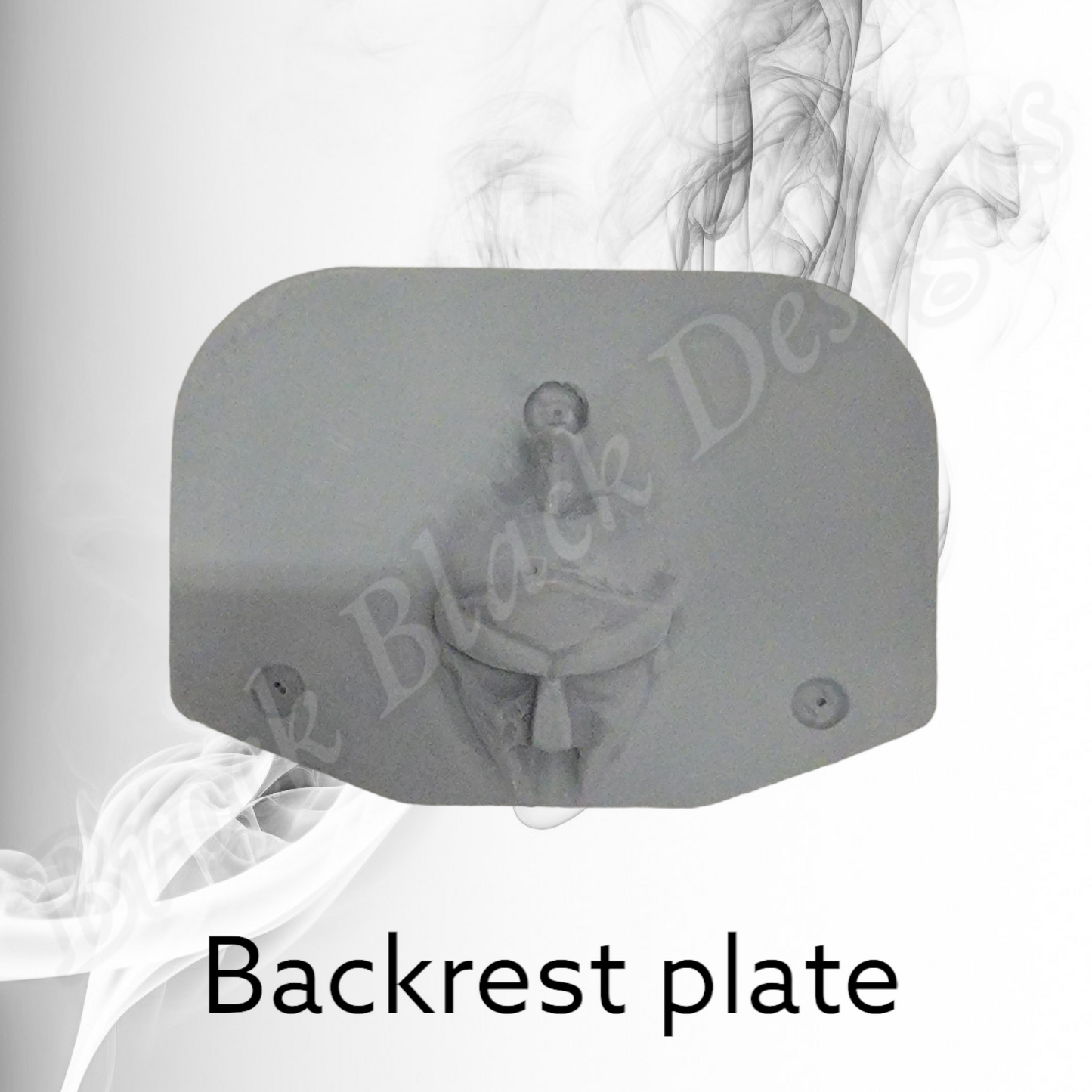 Backrest plate Spartan stretching through