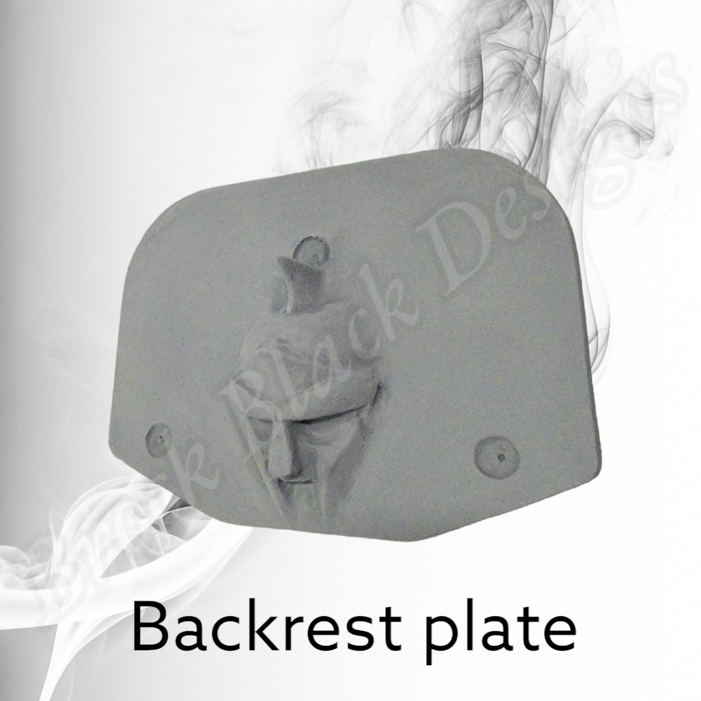 Backrest plate Spartan stretching through