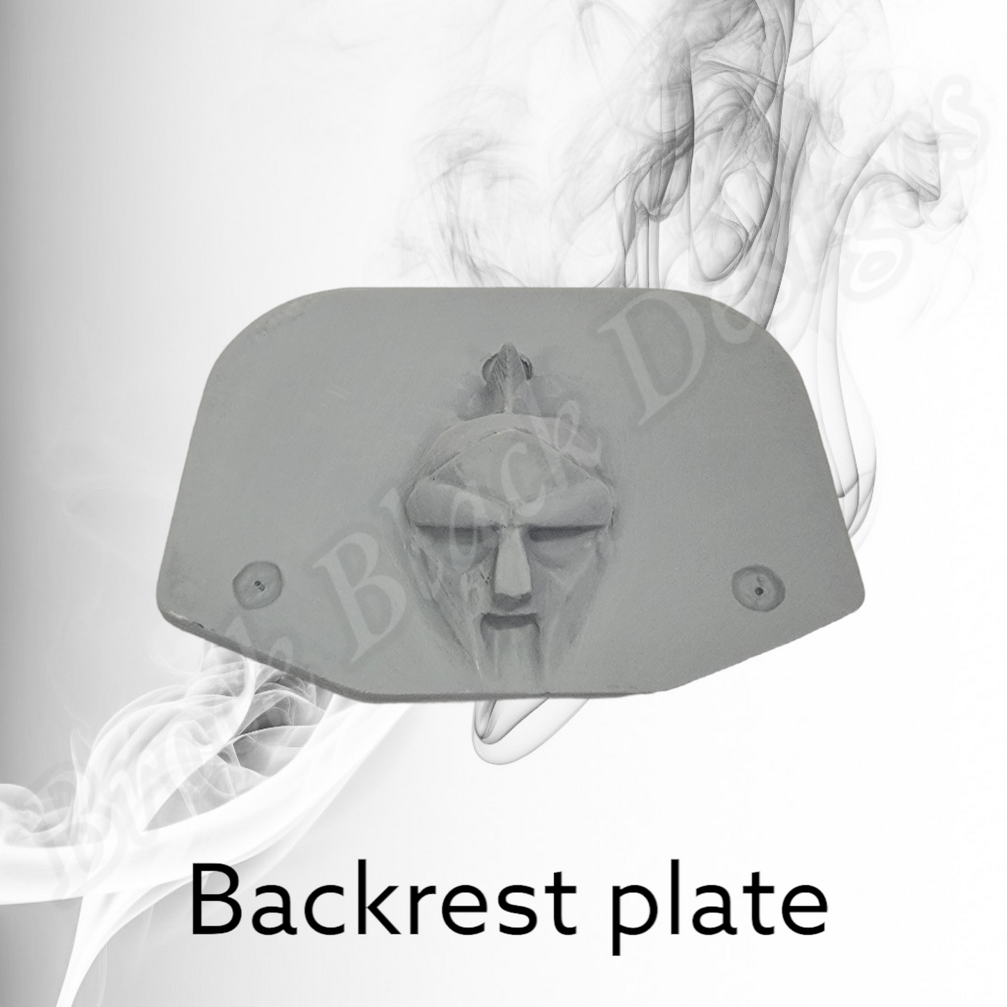Backrest plate Spartan stretching through