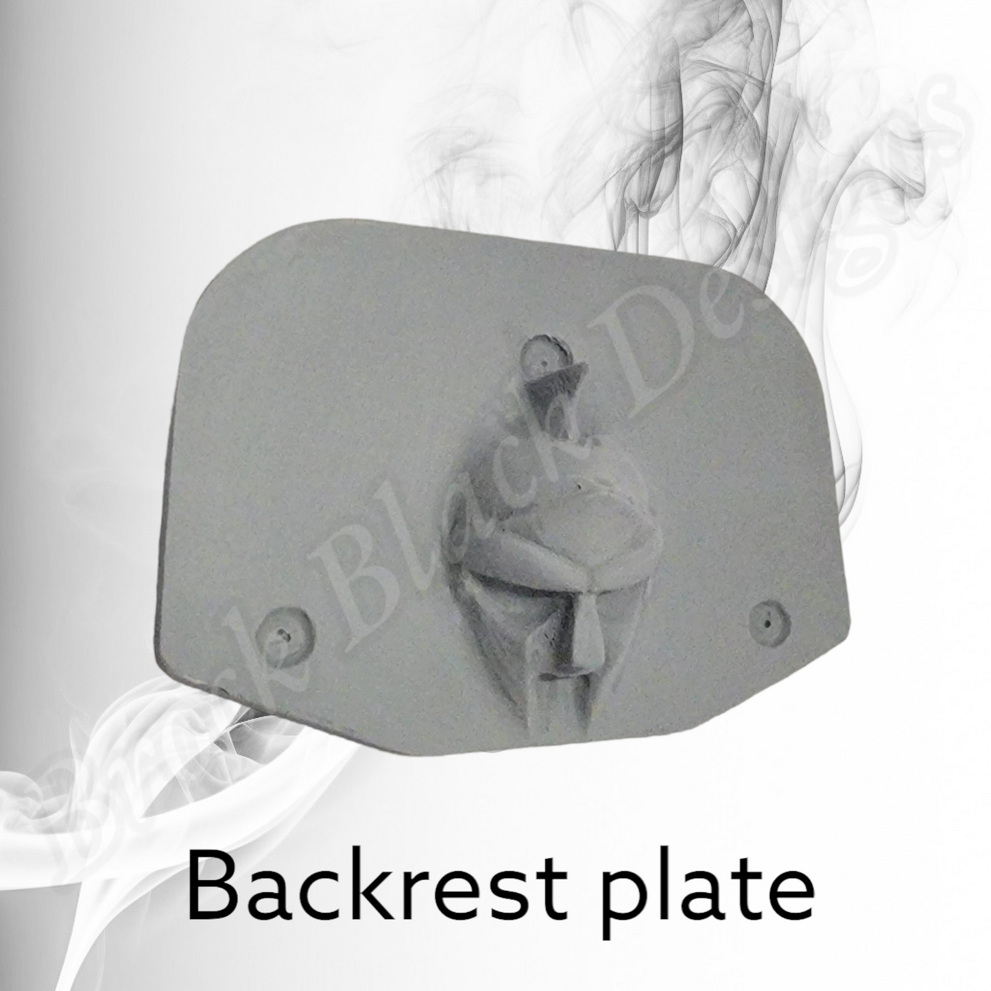 Backrest plate Spartan stretching through