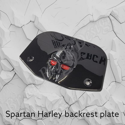 Backrest plate Spartan stretching through