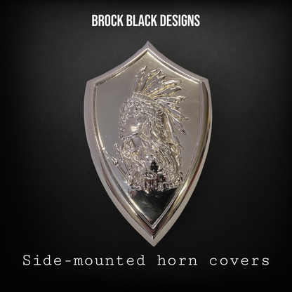 Side-mounted horn covers Native dream theme