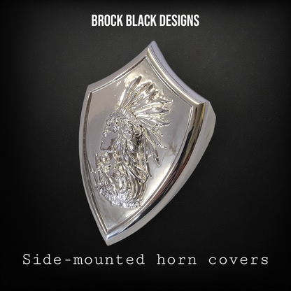 Side-mounted horn covers Native dream theme