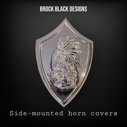 Side-mounted horn covers Native dream theme
