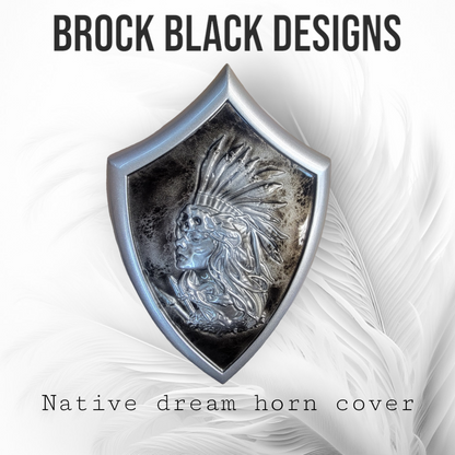 Side-mounted horn covers Native dream theme