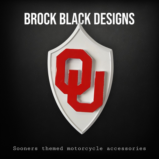 Side-mounted horn cover with OU theme
