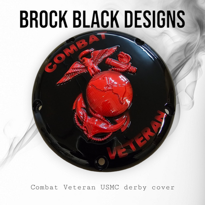 3D USMC Derby cover