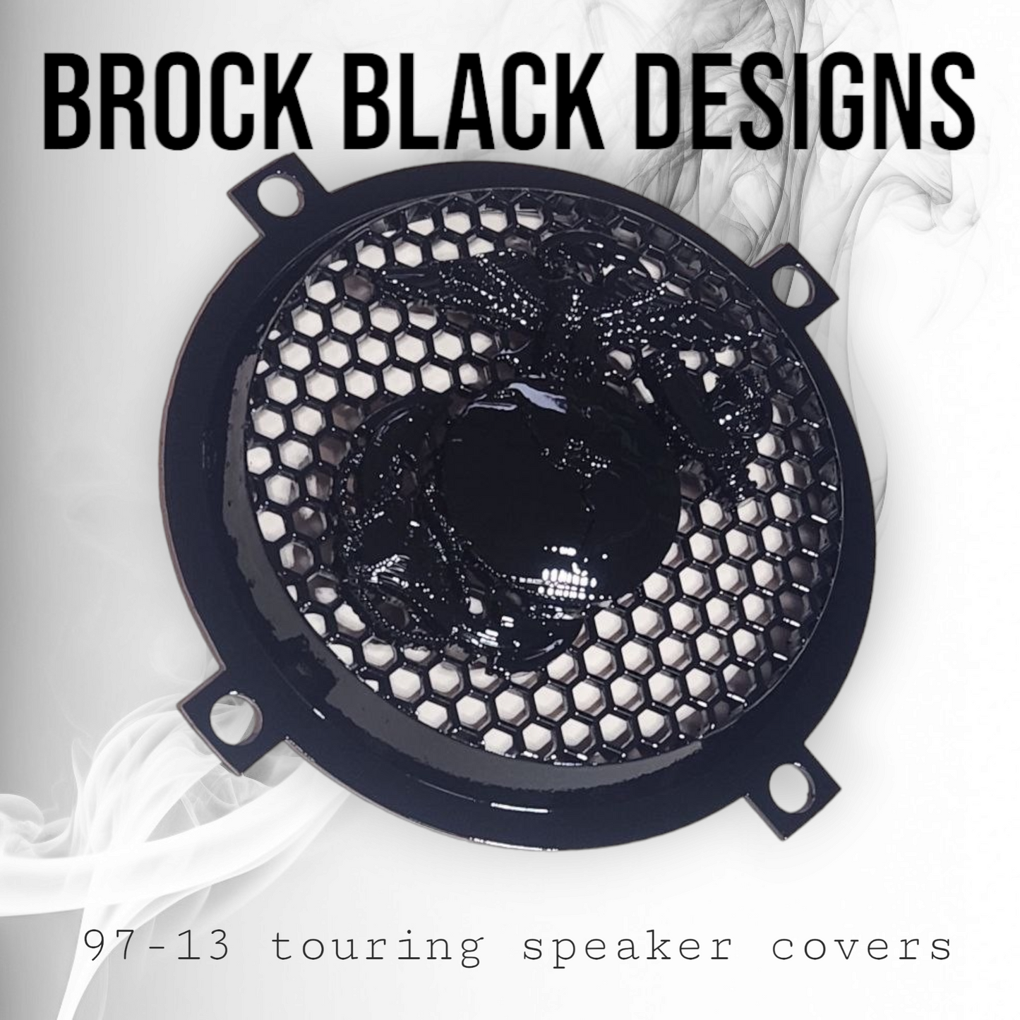 97-25+ Harley inner Touring 3D USMC speakers grill covers set