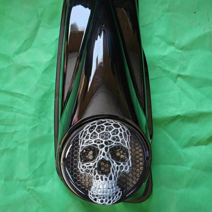 Competition series of webbed skull speakers grill covers