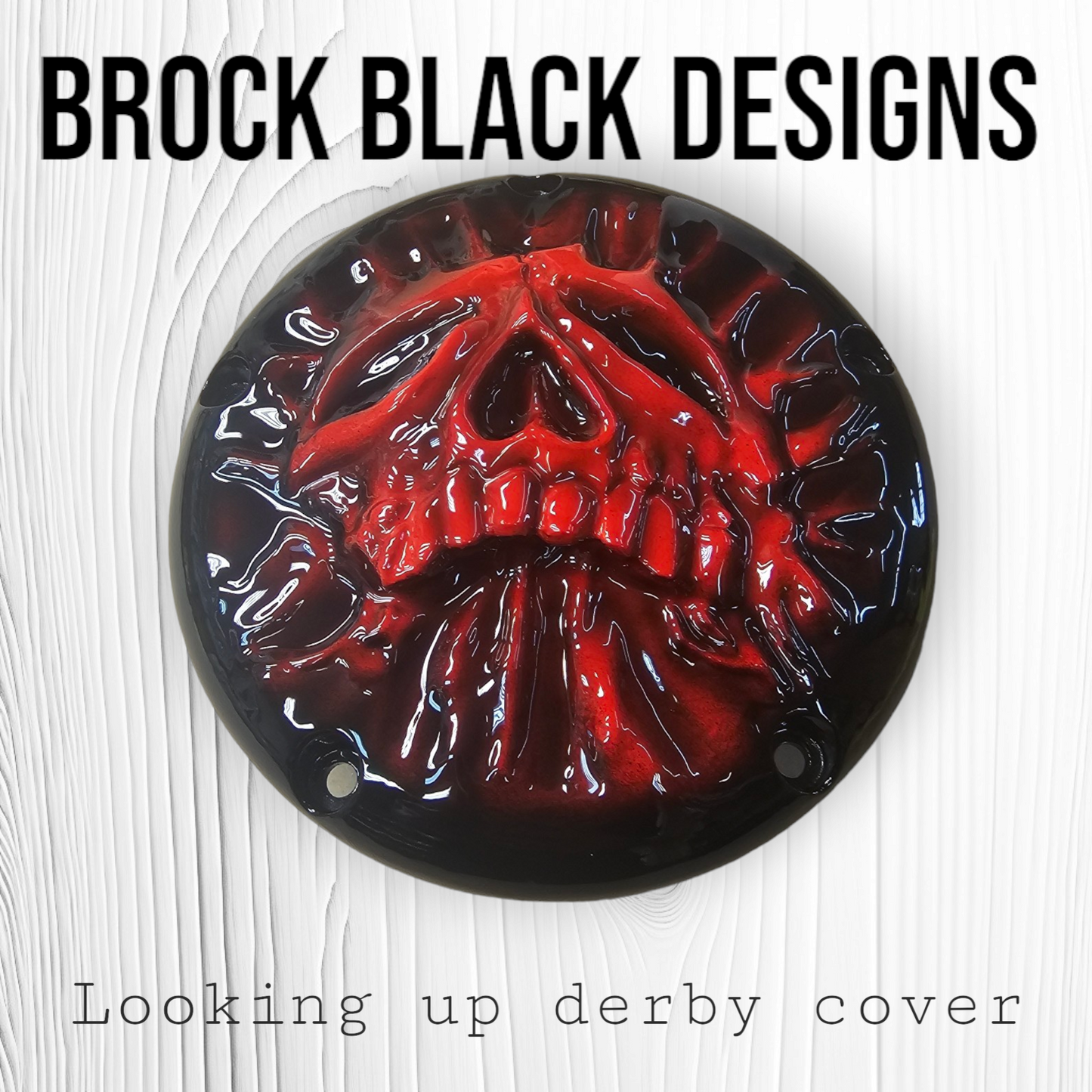 Looking up through on Harley Davidson derby and points cover