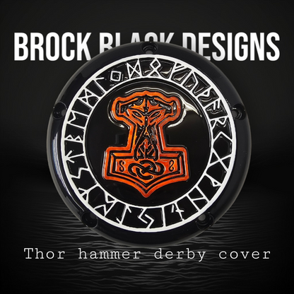 Thor's hammer and prayer derby cover