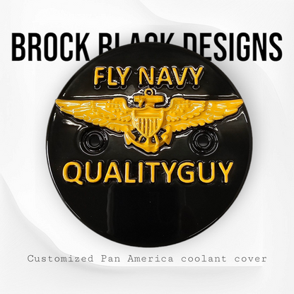 Pan America 1250 customized coolant cover