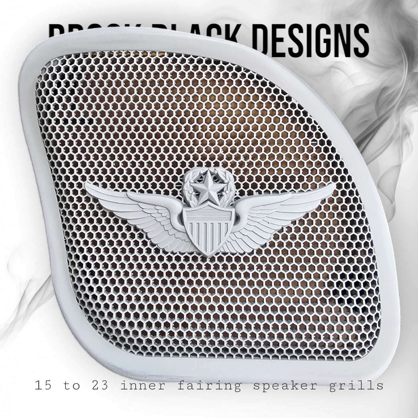 98-2024 Road Glide 3D US Army Master chief wings seal speakers grill covers set