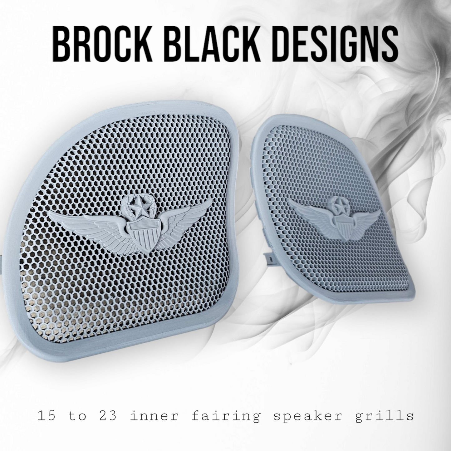 98-2024 Road Glide 3D US Army Master chief wings seal speakers grill covers set