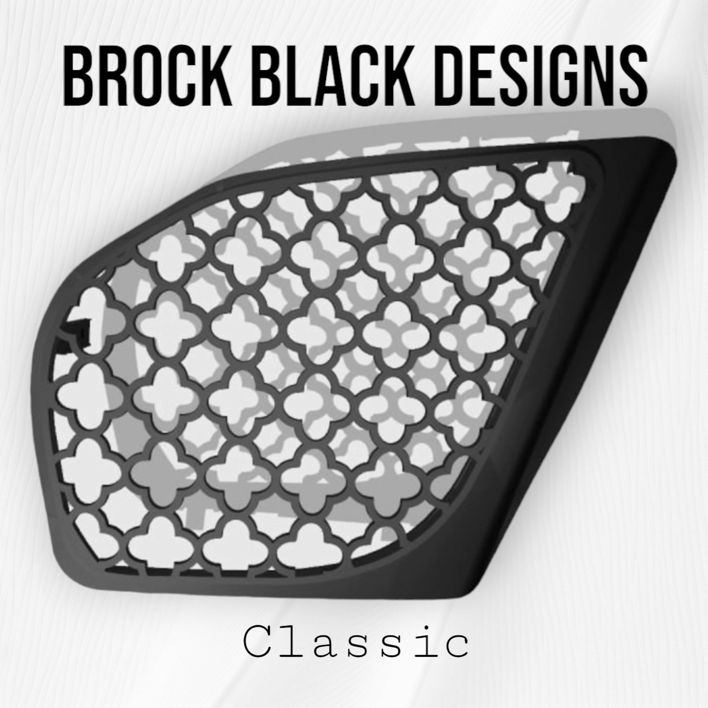 98 to 2024 Road Glide 3D crown speakers grill covers set