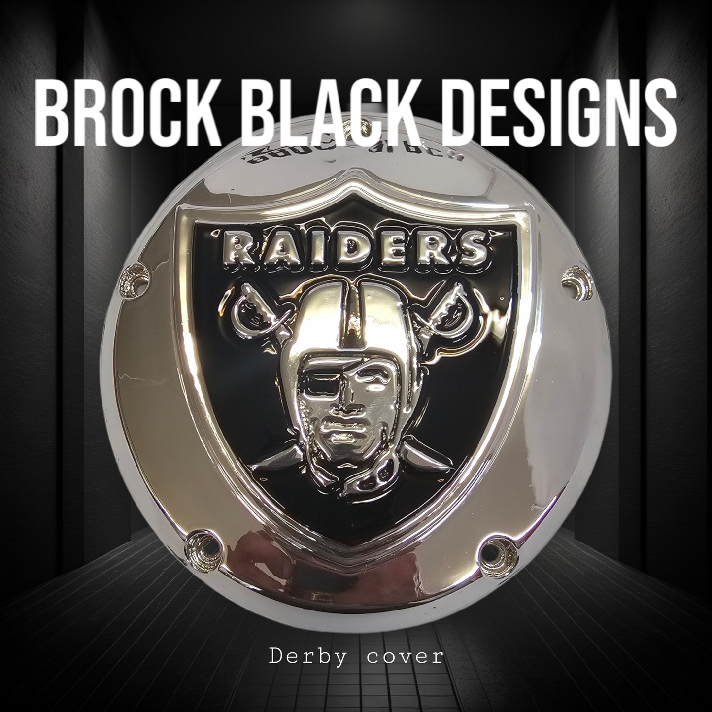 Harley Davidson Derby Cover Raiders theme