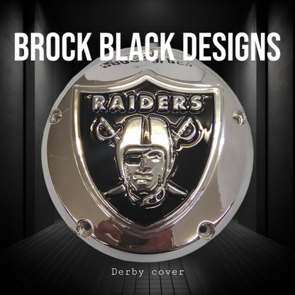 Harley Davidson Derby Cover Raiders theme