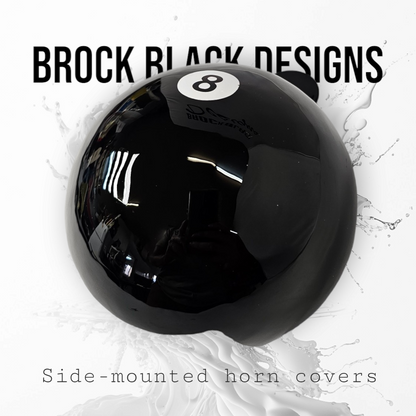 3D 8 ball horn cover