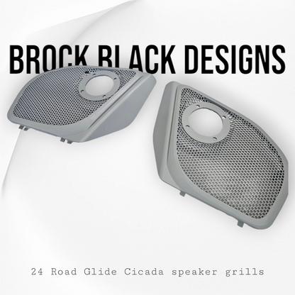 2024 Road Glide with Diamond horn speakers grill covers set