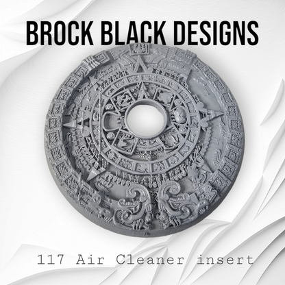 117 air cleaner insert 3D Aztec Calendar