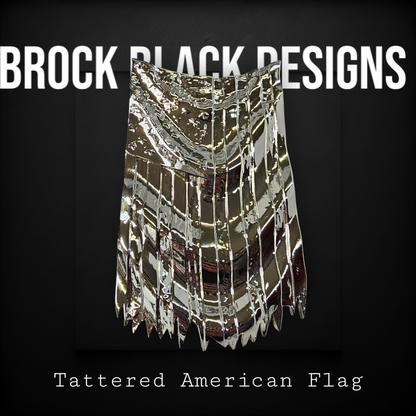 Draped American flag horn cover