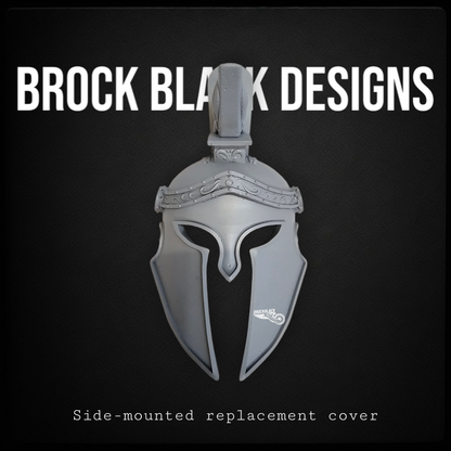 3d Spartan Horn Cover with flag