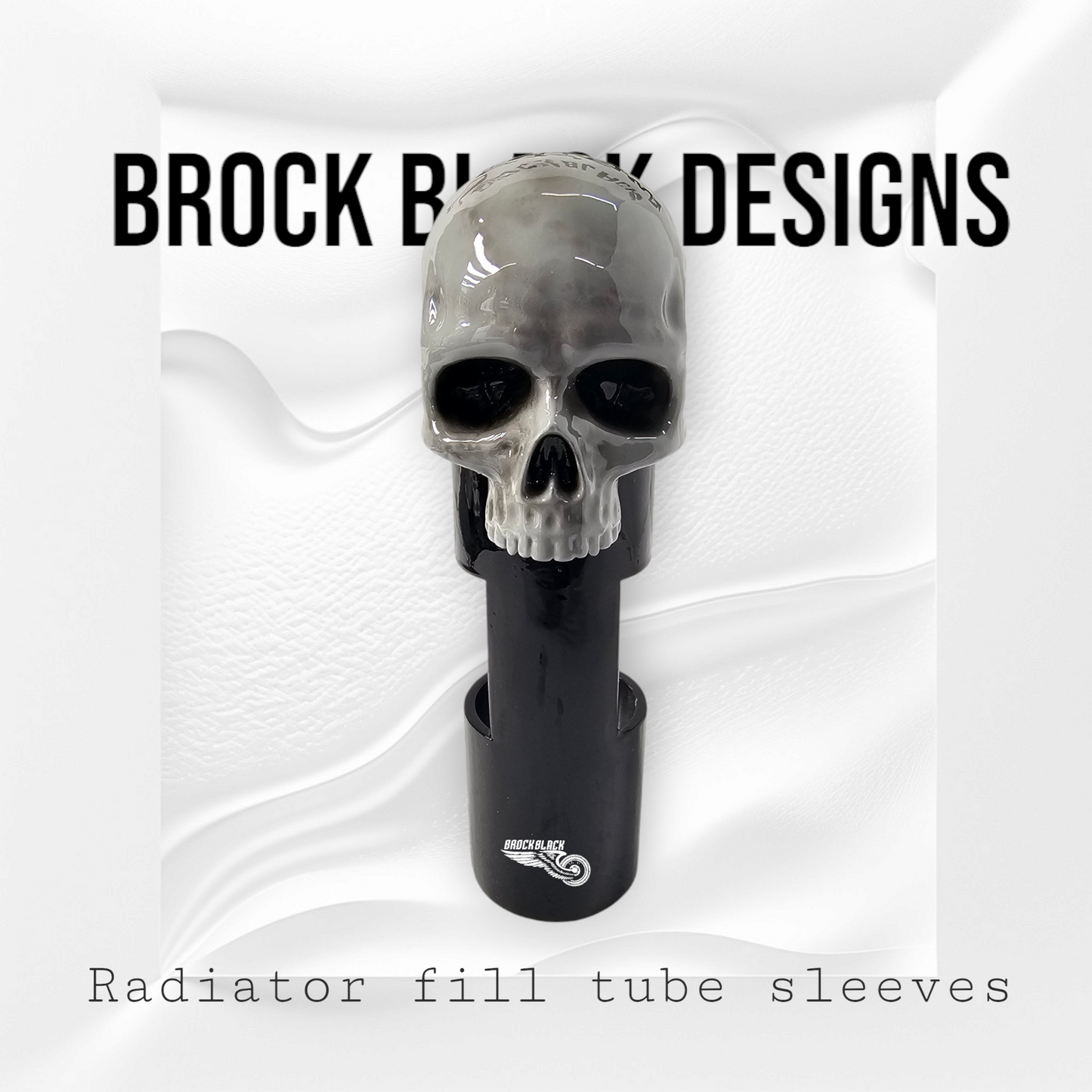 23.5 + radiator fill tube ancient skull sleeve