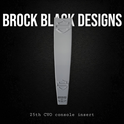 25th CVO console insert 3D double shield