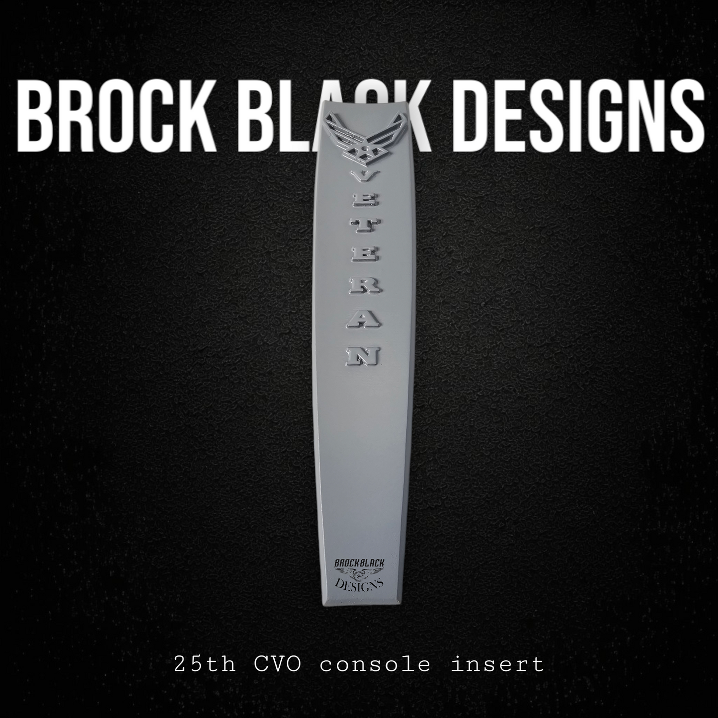 25th CVO console insert 3D US Air Force Veteran