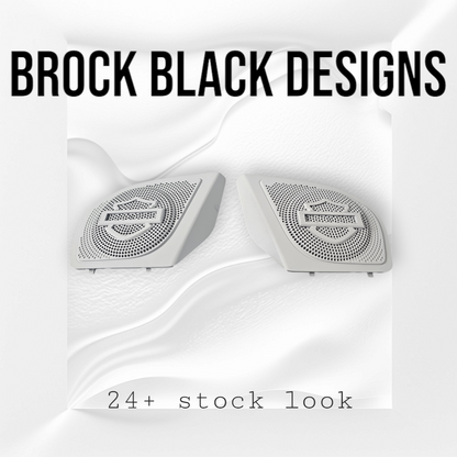 98 to 2024 Road Glide 3D shield speakers grill covers set
