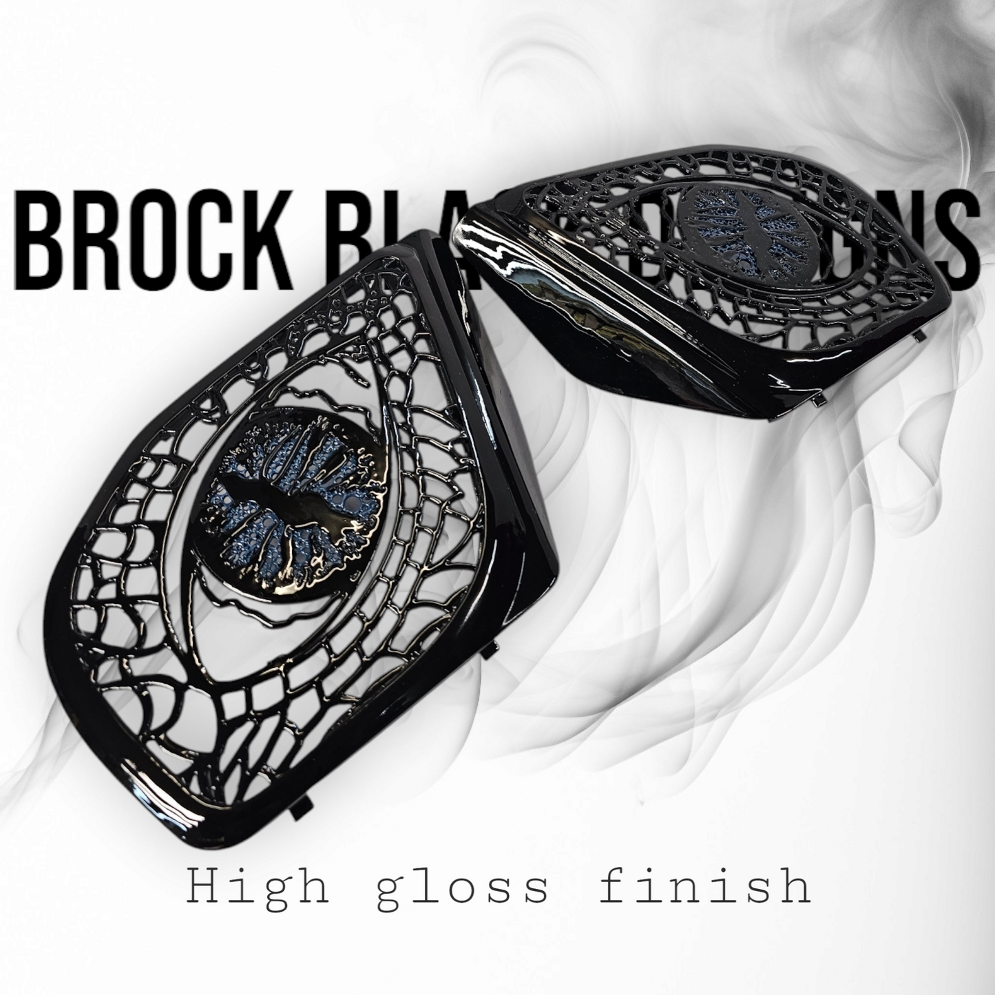98 to 24+ Road Glide Dragon eye speakers grill covers sets