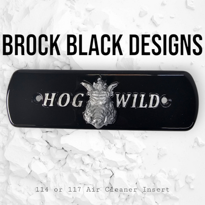 114 or 117 Hog wild themed air cleaner insert