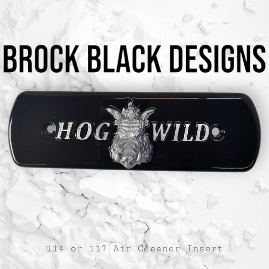 114 or 117 Hog wild themed air cleaner insert