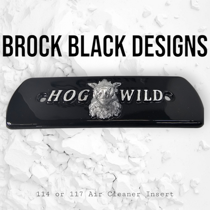 114 or 117 Hog wild themed air cleaner insert