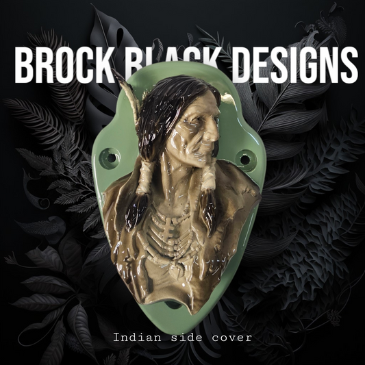 Native American bust Horn cover