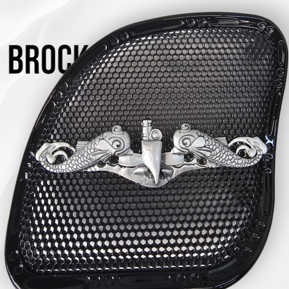 98-2025 Road Glide 3D Navy Enlisted Submarine Dolphins speakers grill covers set