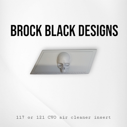 117 or 121  air cleaner insert 3D ancient skull