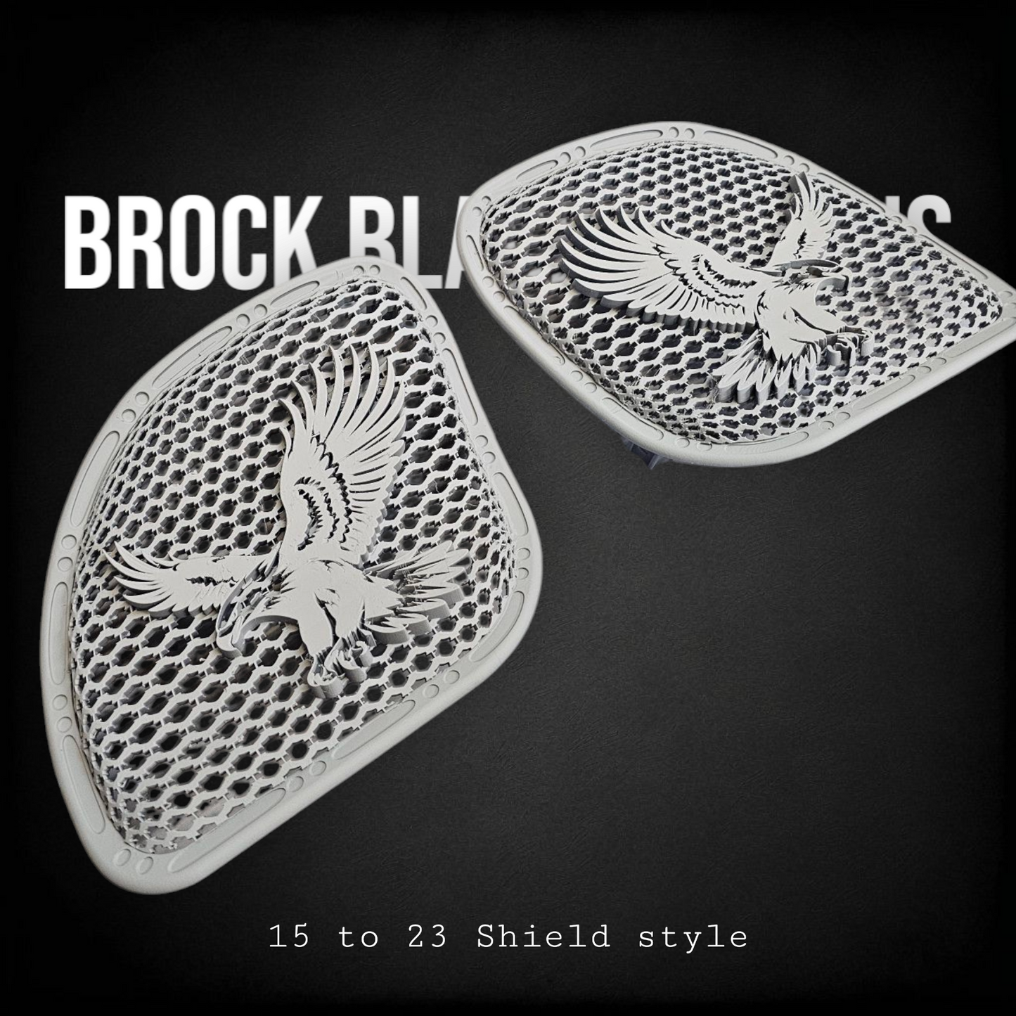 98-2024 Road Glide 3D Eagle speakers grill covers set