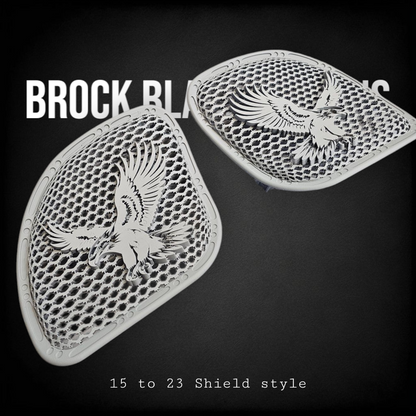 98-2024 Road Glide 3D Eagle speakers grill covers set